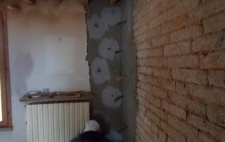 Casa Rurale rinforzo angolare fibre carbonio